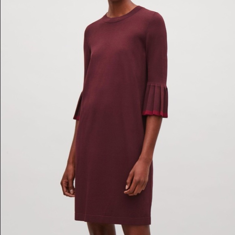 COS Pleated Sleeve Dress